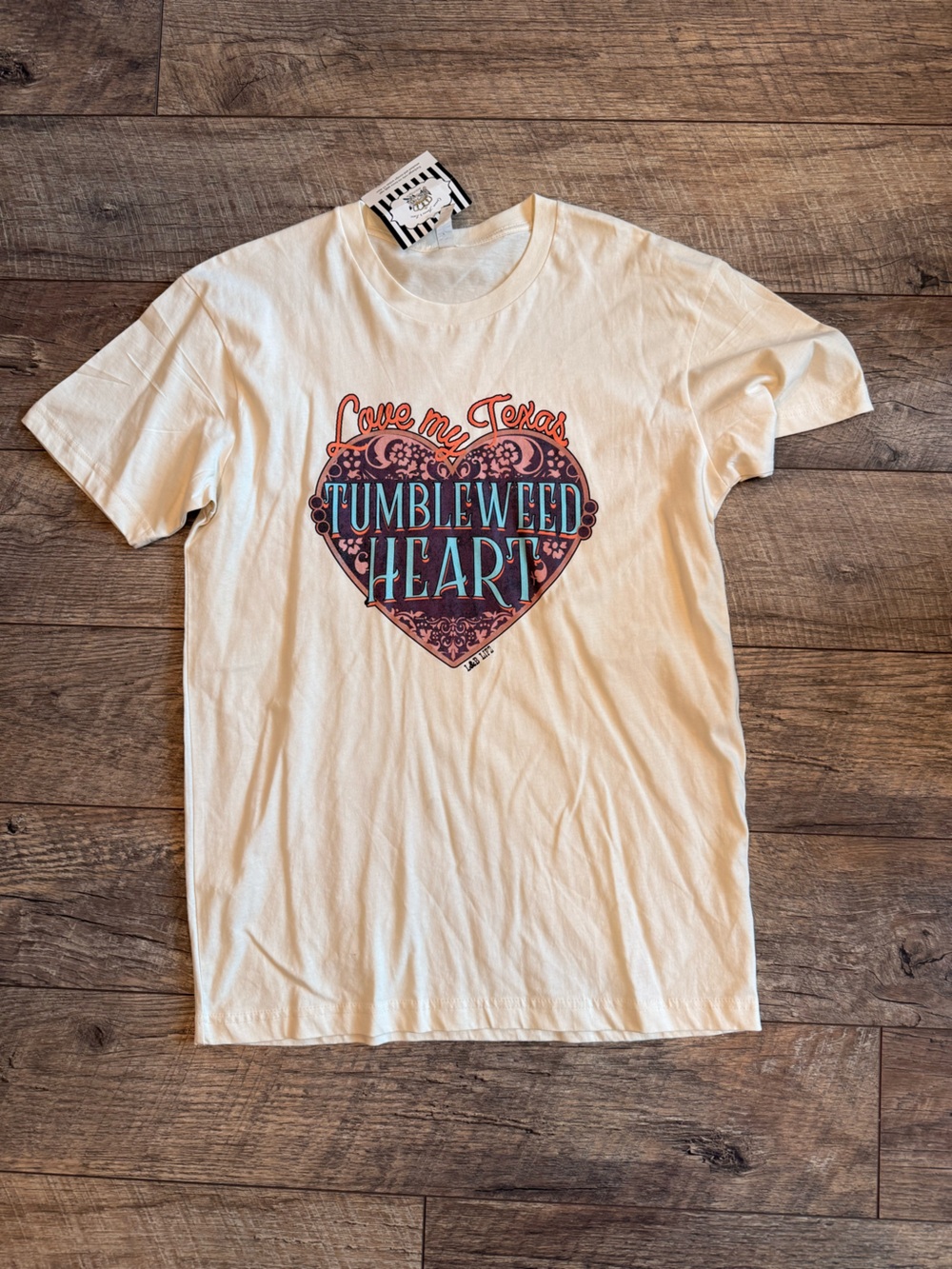 Tumbleweed Heart Graphic Tee - Cream